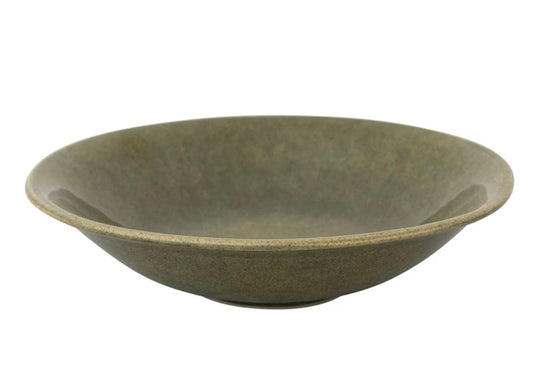 Stoneware Low Bowl, Green
