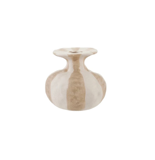 Organic Shaped Striped Vase