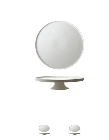 Stoneware Pedestal w/ Lip