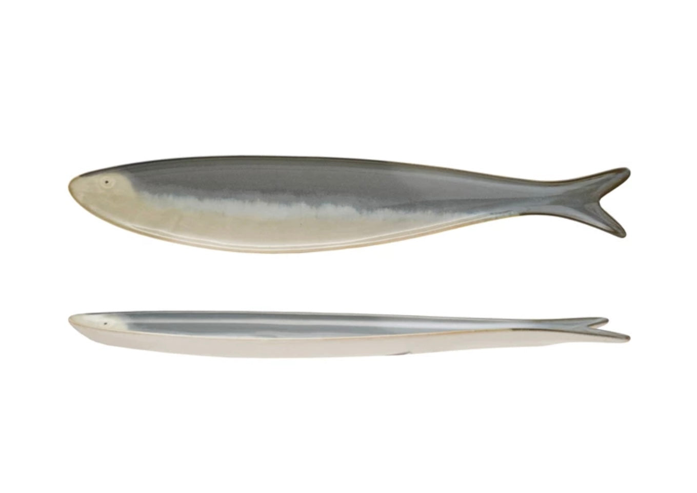 Stoneware Sardine Shaped Dish