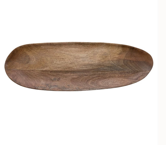 Oval Mango Wood Tray