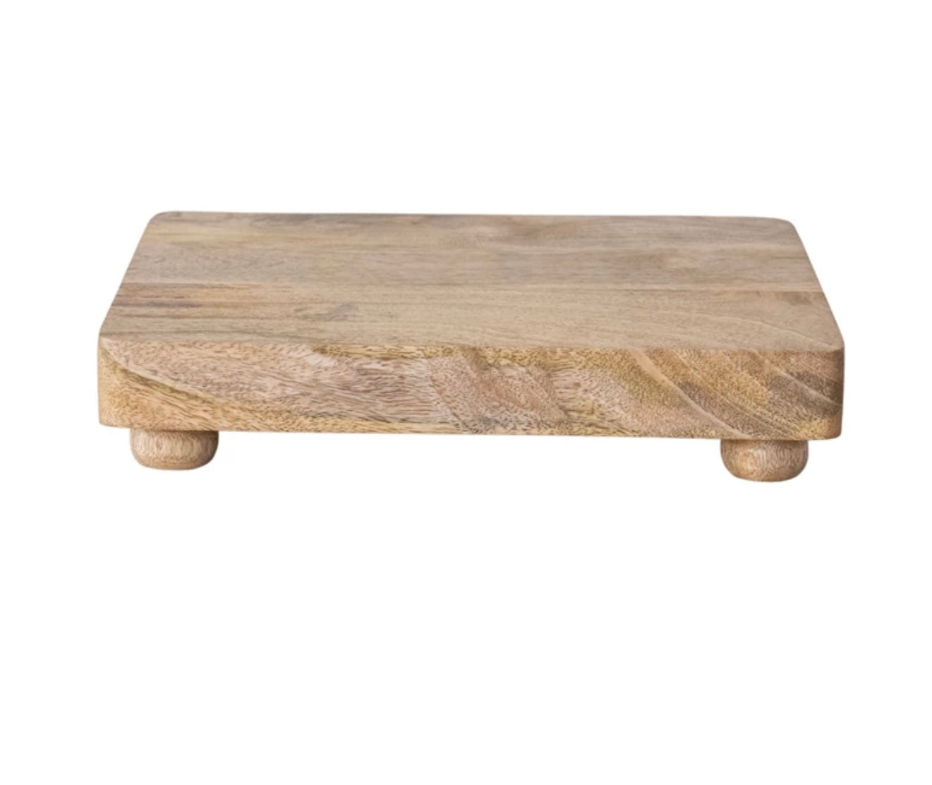 Mango Wood Footed Cheese/Serving Board