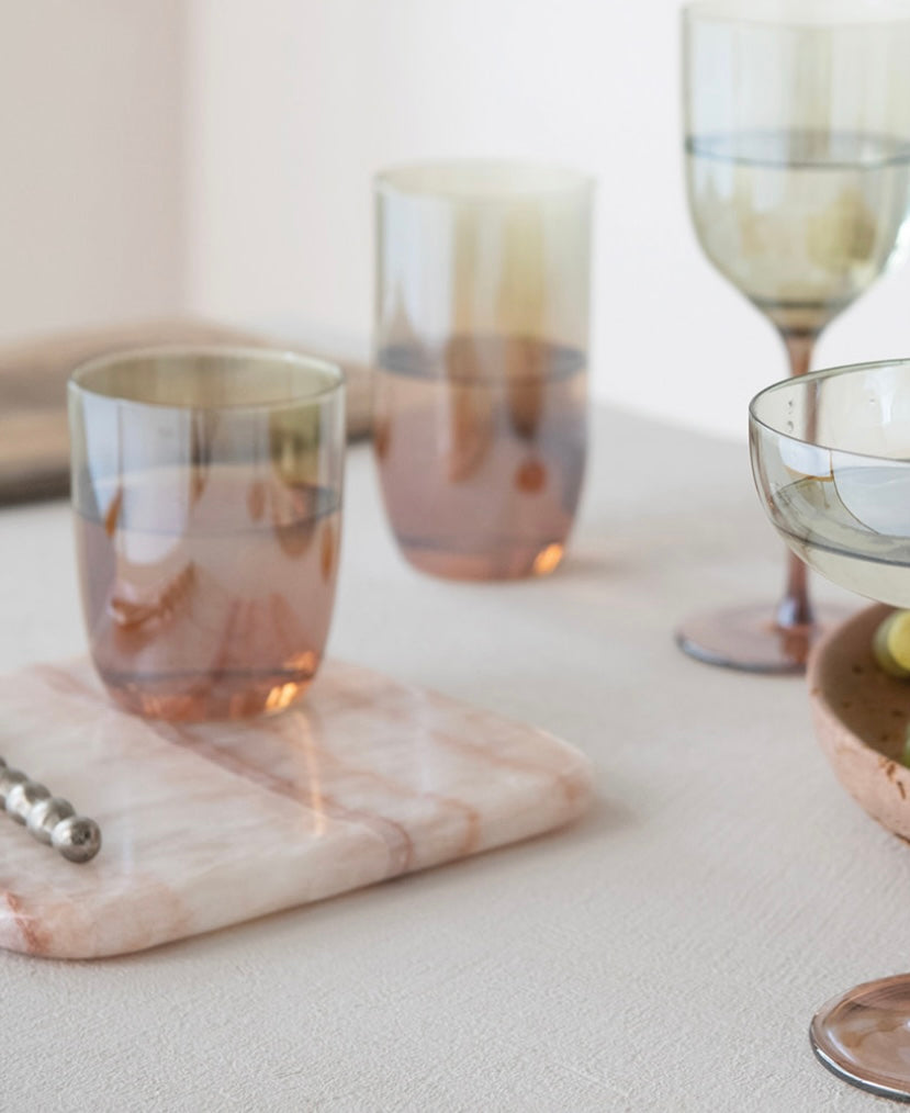 16oz Iridescent Drinking Glass