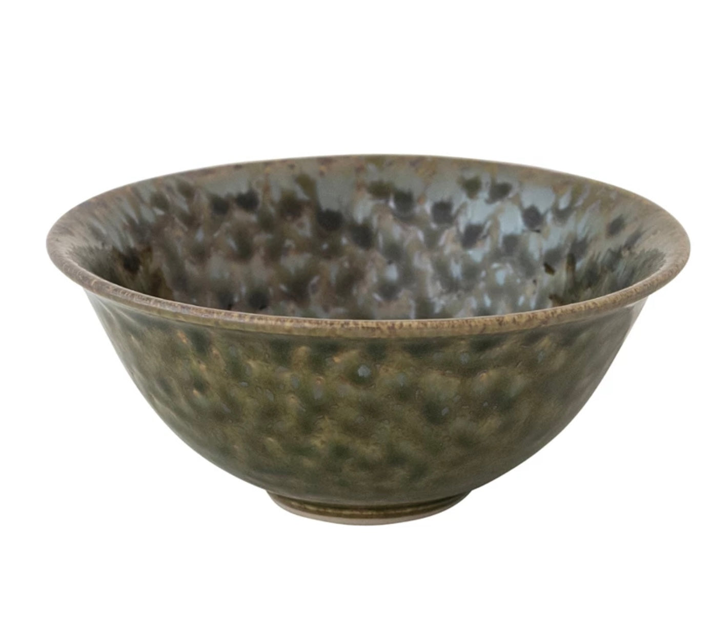 Stoneware Bowl, Green