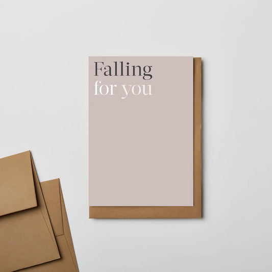 Valentines Day Card - Falling For You