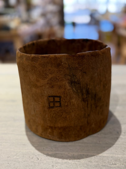 Found Wood Bowl/ Vessle