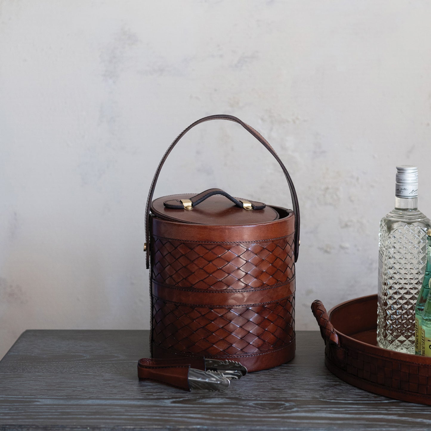 Leather Ice Bucket