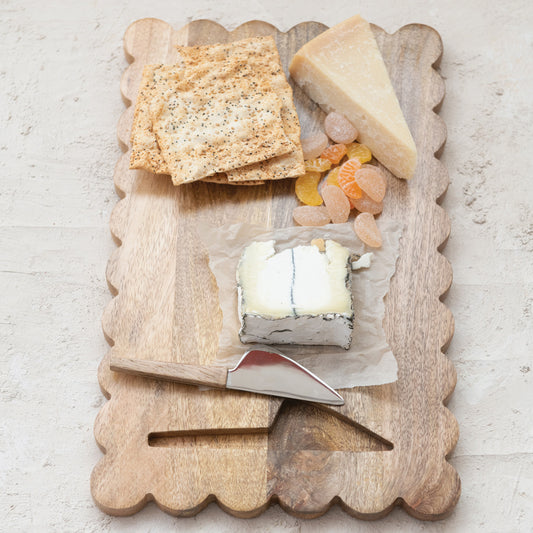Scalloped Cheese Board