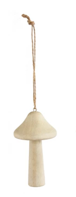 Wood Mushroom Ornament, 6 styles