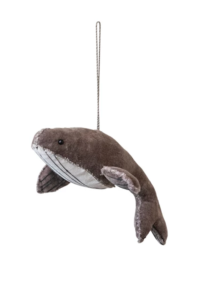 Whale Ornament, 2 styles