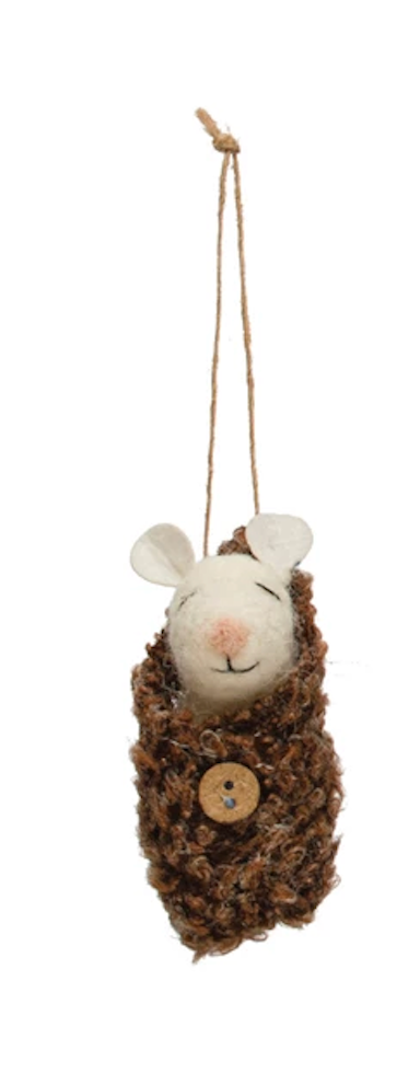 Baby Mouse Ornament