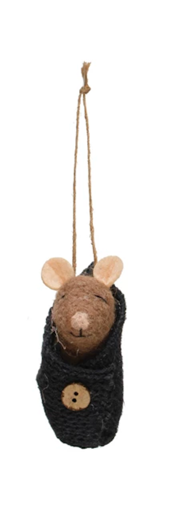 Baby Mouse Ornament