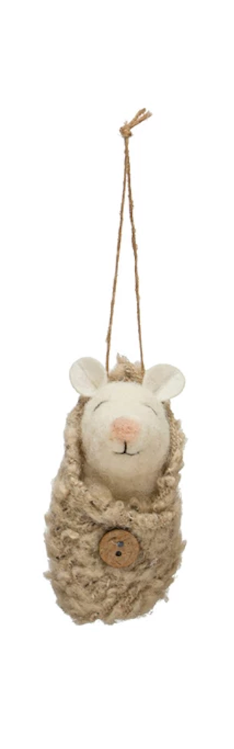 Baby Mouse Ornament