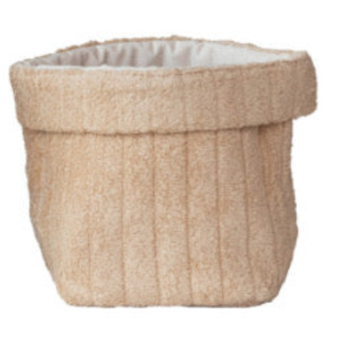 Terry Cloth Folding Baskets, 3 colors