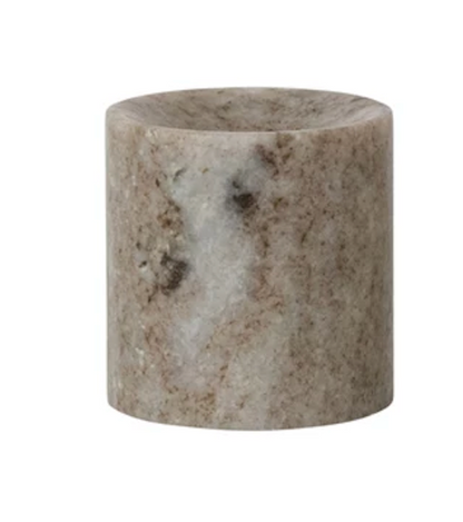 Marble Taper Holder, 3 Colors