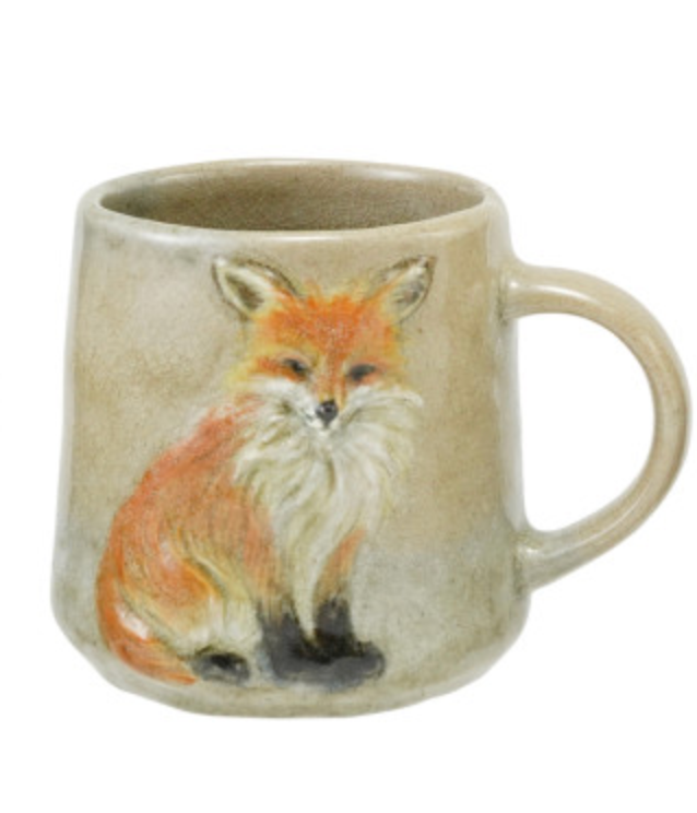 16 oz. Hand-Painted Stoneware Mug