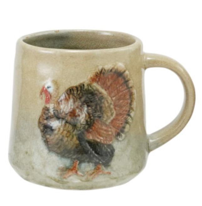 16 oz. Hand-Painted Stoneware Mug