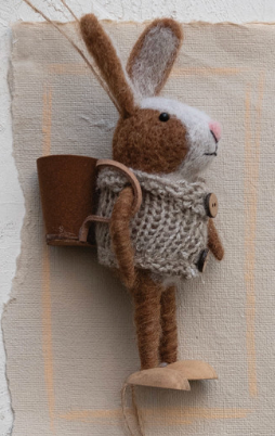 Handmade Wool Felt Forest Animal Ornament