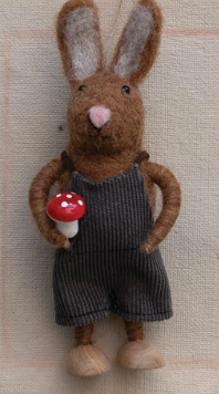Handmade Wool Felt Forest Animal Ornament