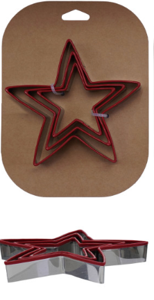 Holiday Cookie Cutters, 5 Styles