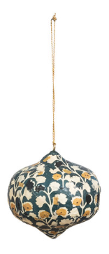 Paper Mache  Ornament, 8 Styles