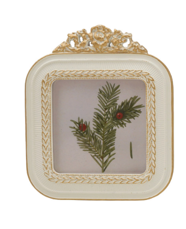 Resin Baroque Photo Frame, 3 Styles (Holds 3" x 3", 2-1/2" x 3-1/2" or 2" x 3" Photo)