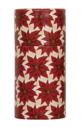 Safety Matches in Tube Matchbox with Seasonal Botanical Pattern, 3 Styles