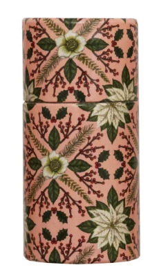 Safety Matches in Tube Matchbox with Seasonal Botanical Pattern, 3 Styles