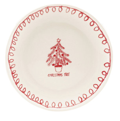Holiday Plate, 4 Styles