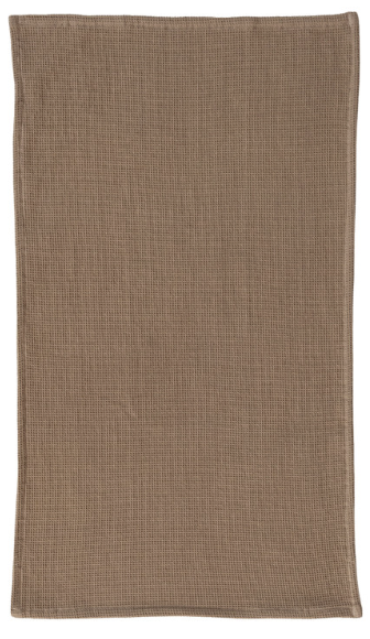 Woven Cotton Waffle Tea Towels, Set of 3