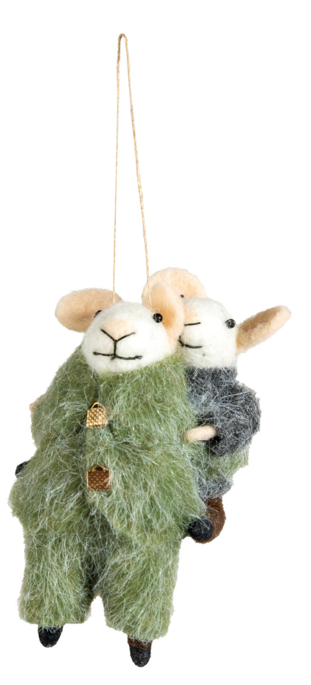 Piggyback Mice Ornament