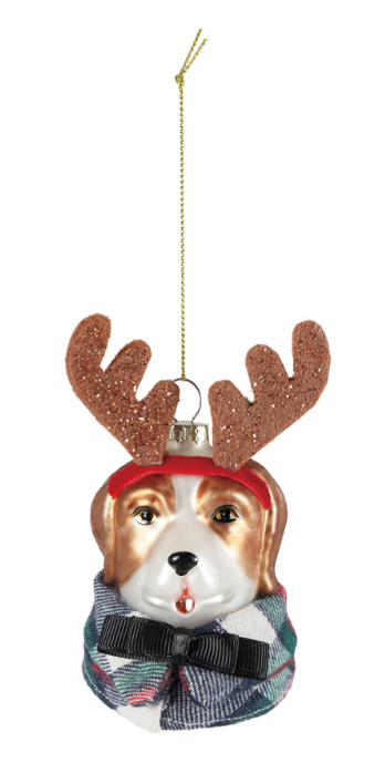 Dog Head Ornament