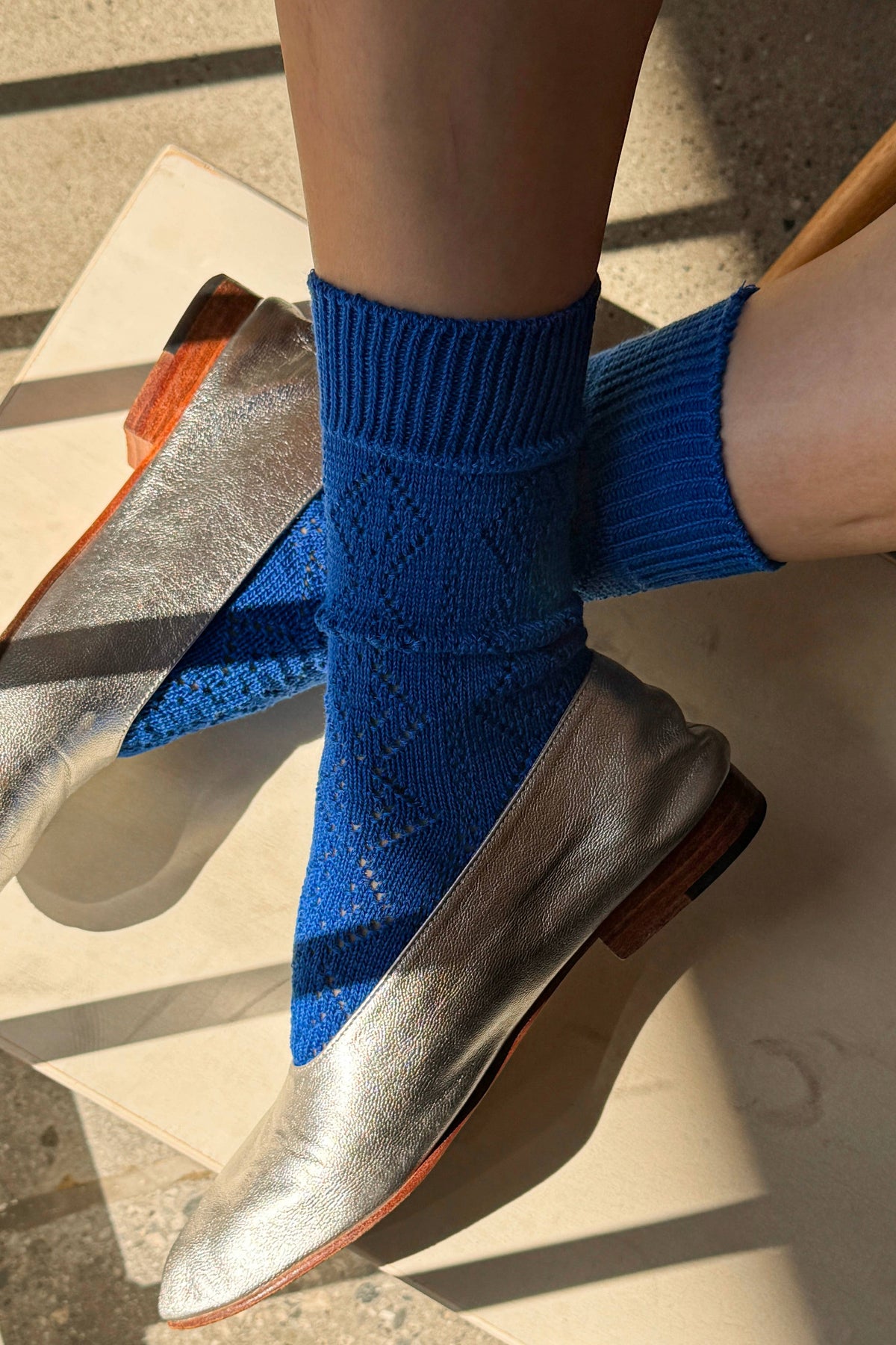 Modal Eyelet Socks