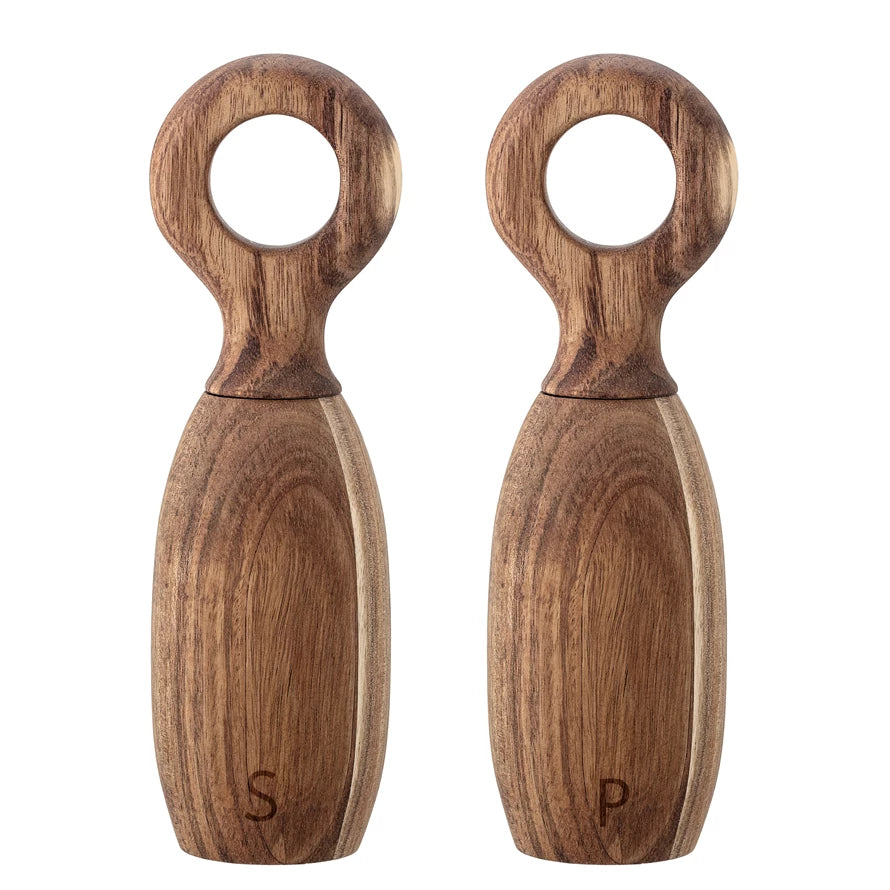 Acacia Wood Salt and Pepper Mills