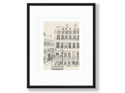 Hotel Du Louvre, Giclée Fine Art Print