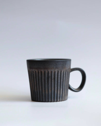 Striped coffee mug