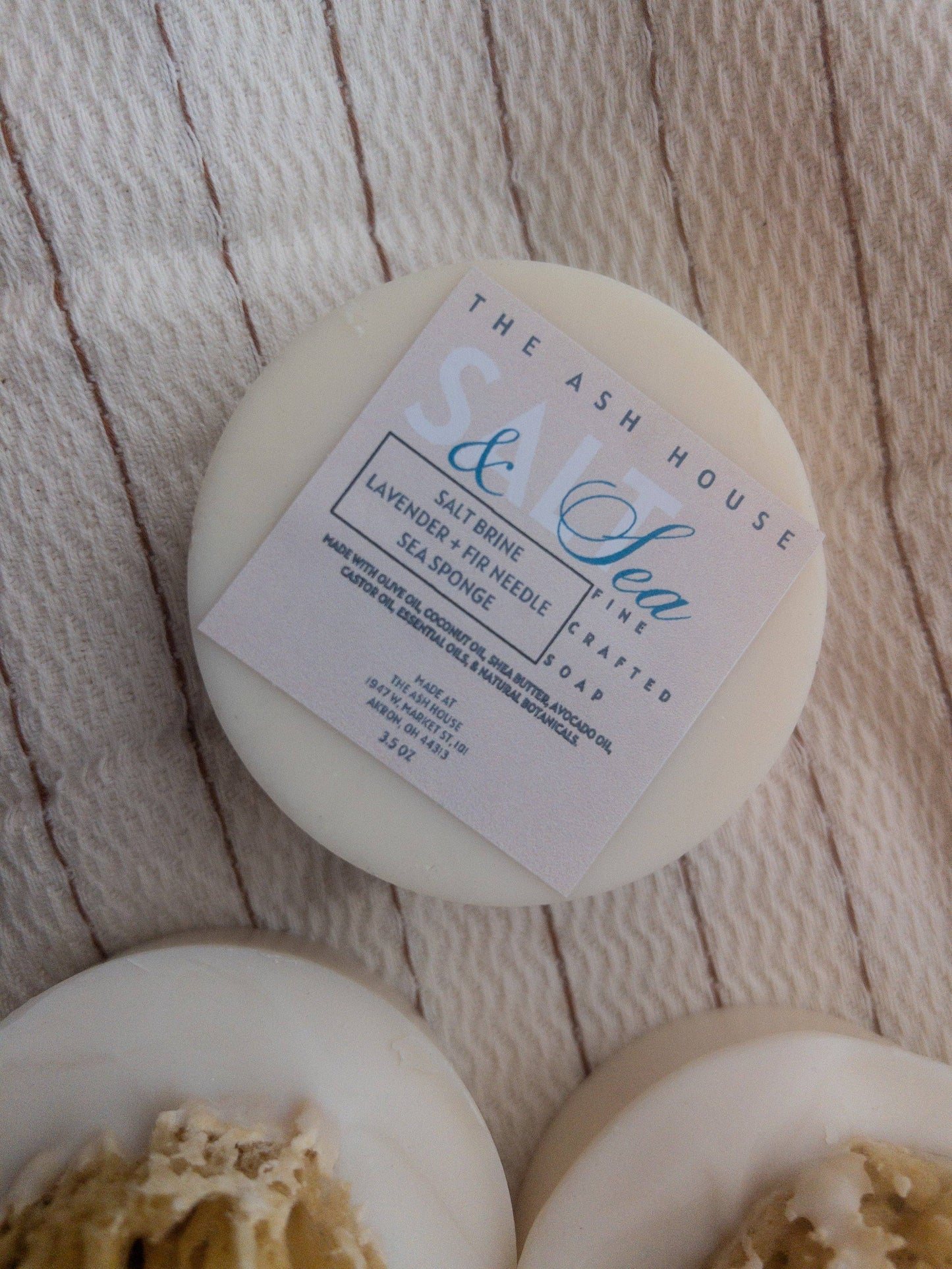 Salt & Sea Soleseife Brine Sea Sponge Palm Free Soap