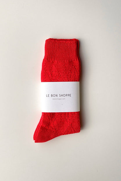Modal Eyelet Socks