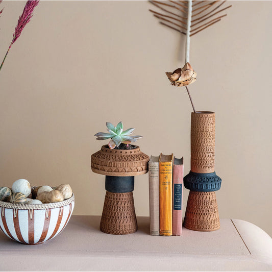 Debossed Vase