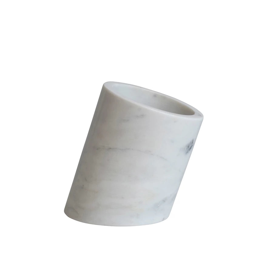 Angled Marble Bottle Holder