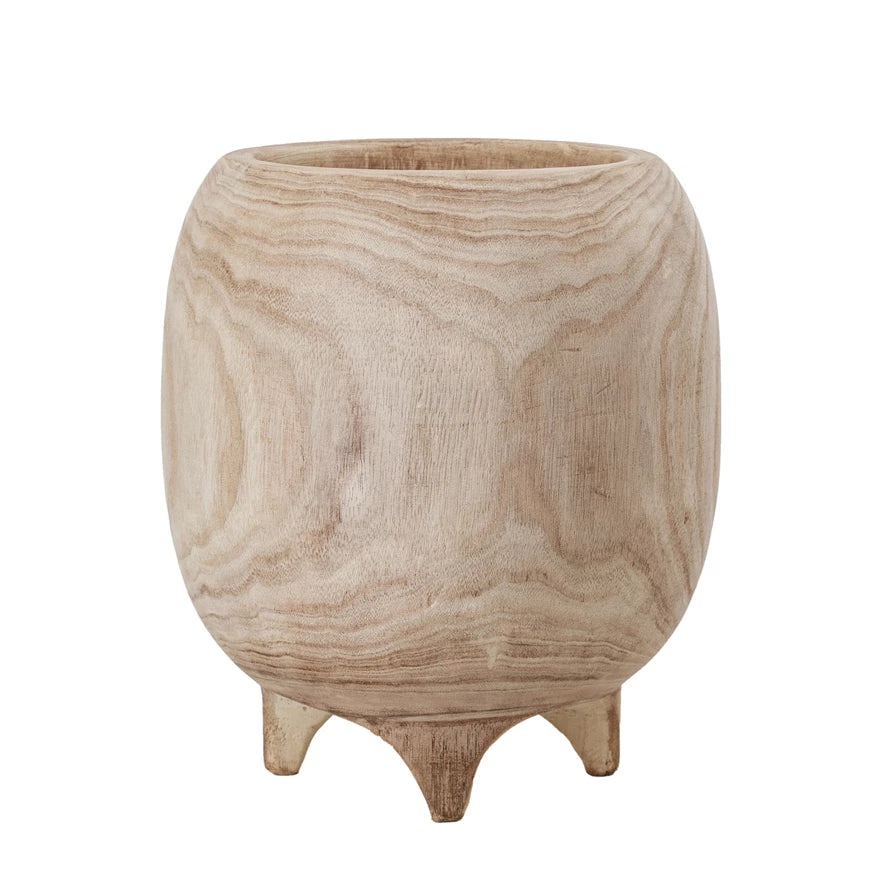 Paulownia Wood Footed Planter