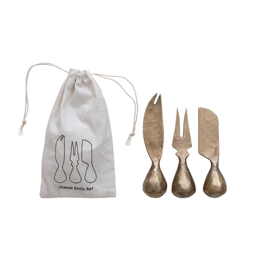 Cheese Knives, Set of 3