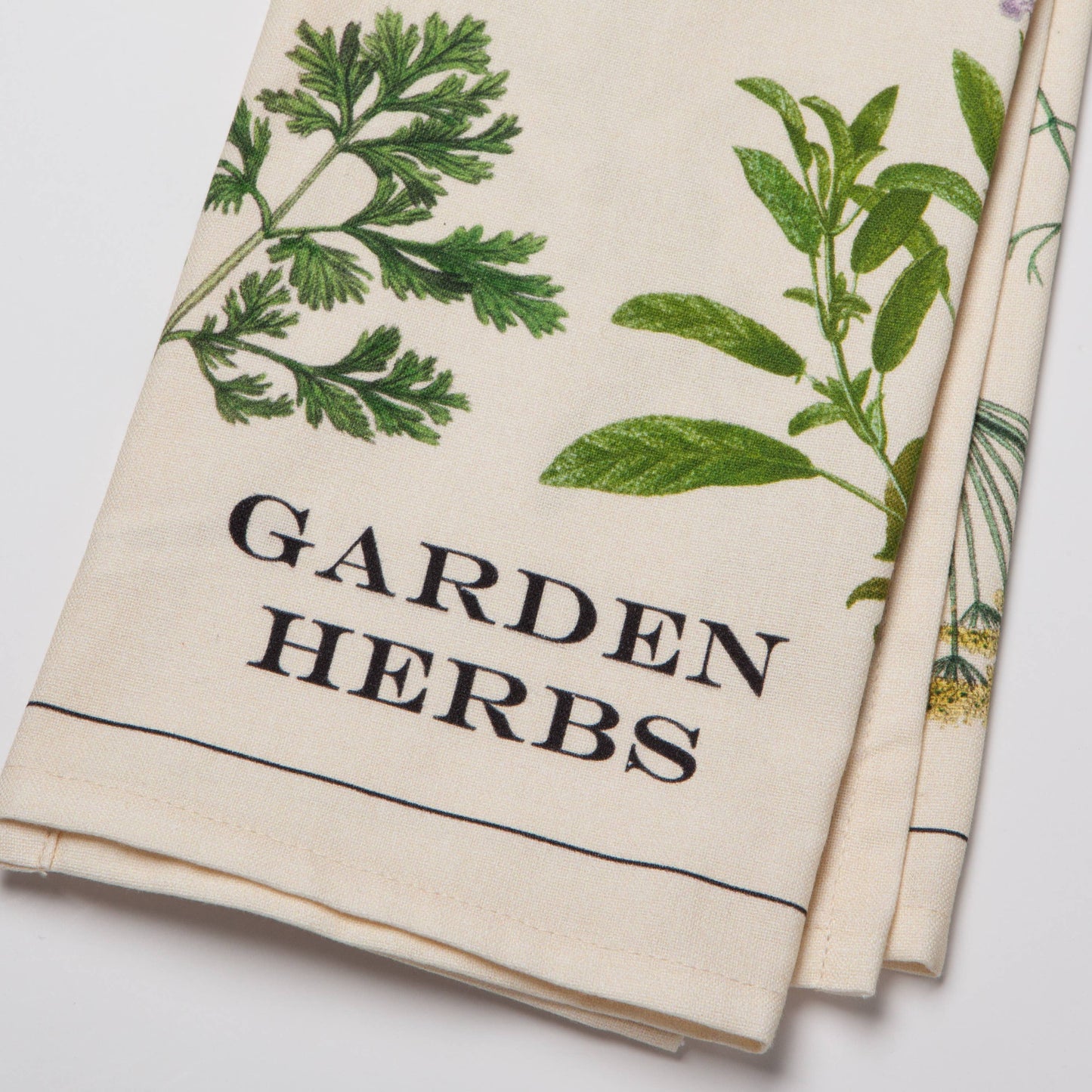 Garden Herbs Dishtowel