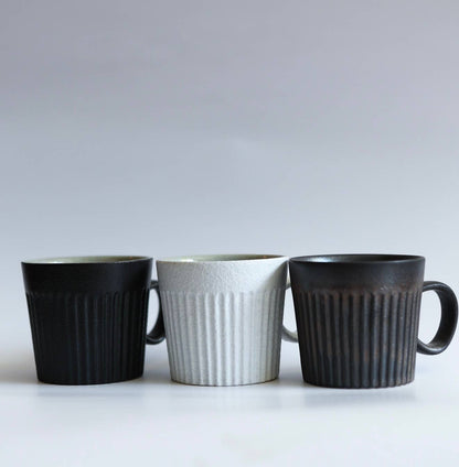 Striped coffee mug