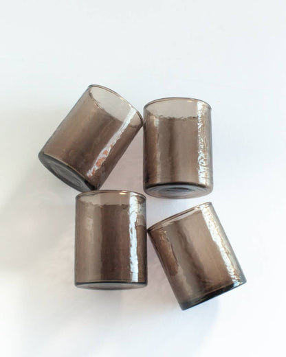 Handblown Hammered Glasses