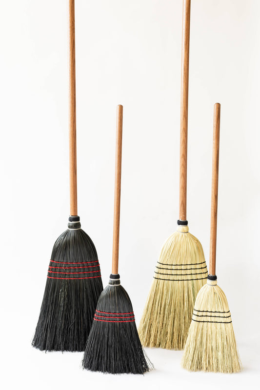 Amish Handmade Broom | Natural Straw Everyday Cleaning Tool