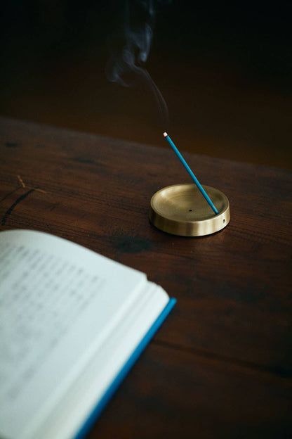 Brass Incense Stand Round