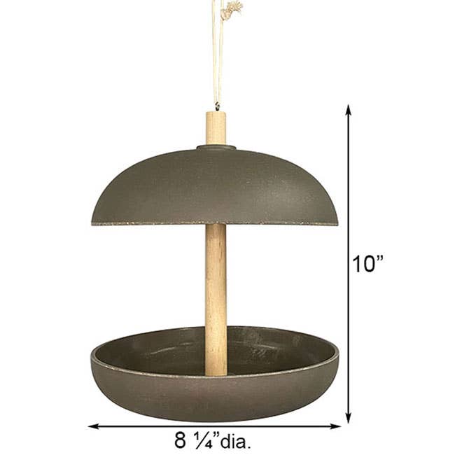 Eco-Friendly Covered Platform Bird Feeder