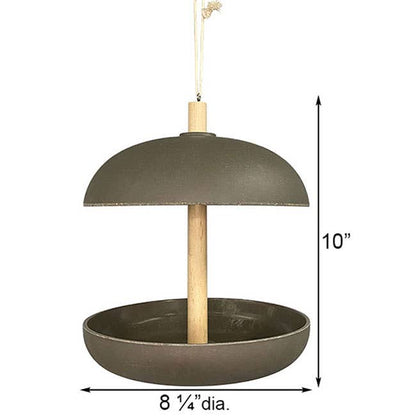 Eco-Friendly Covered Platform Bird Feeder