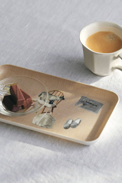 Linen Tray(S) M.Ogihara Living With Cats